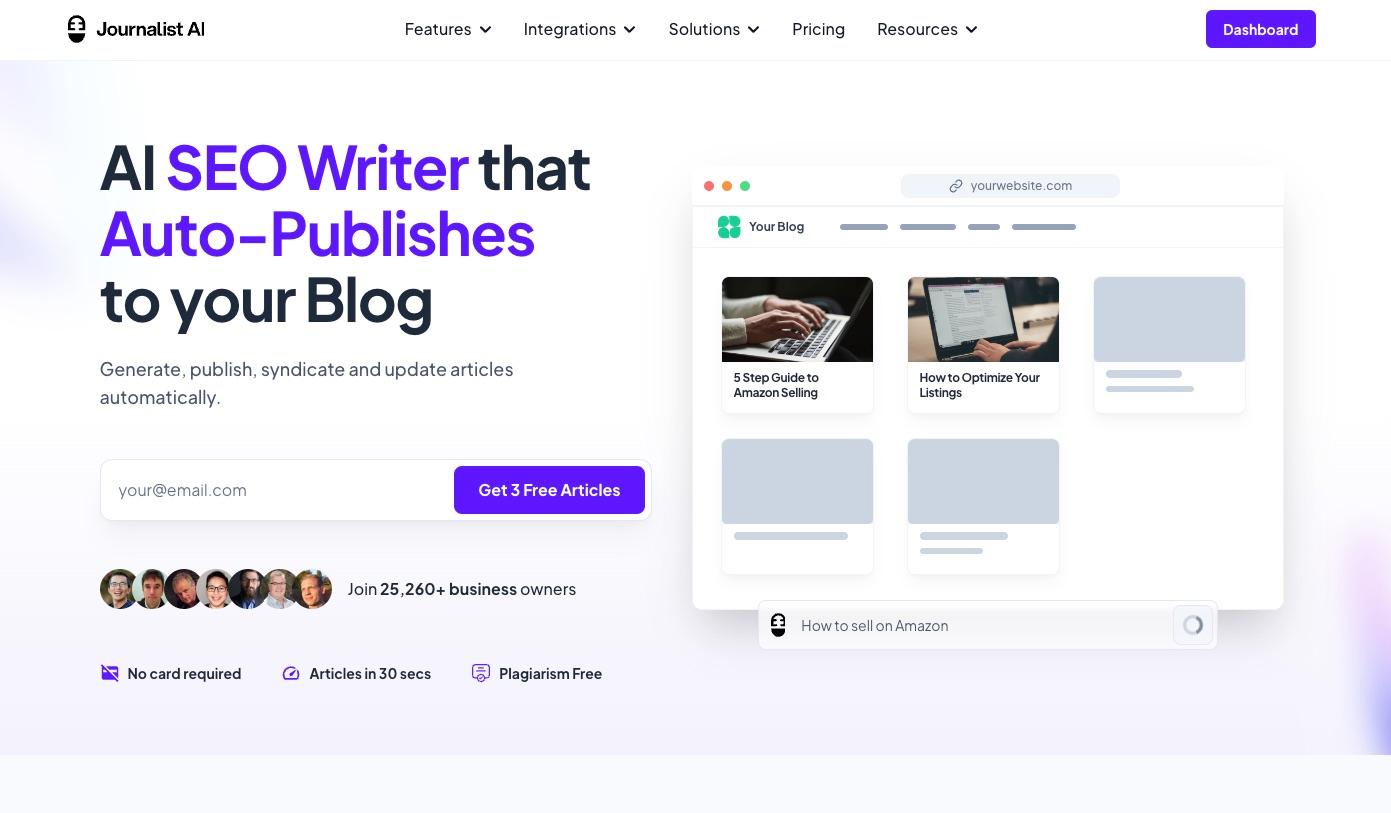 Journalist AI Logo - AI journalism platform