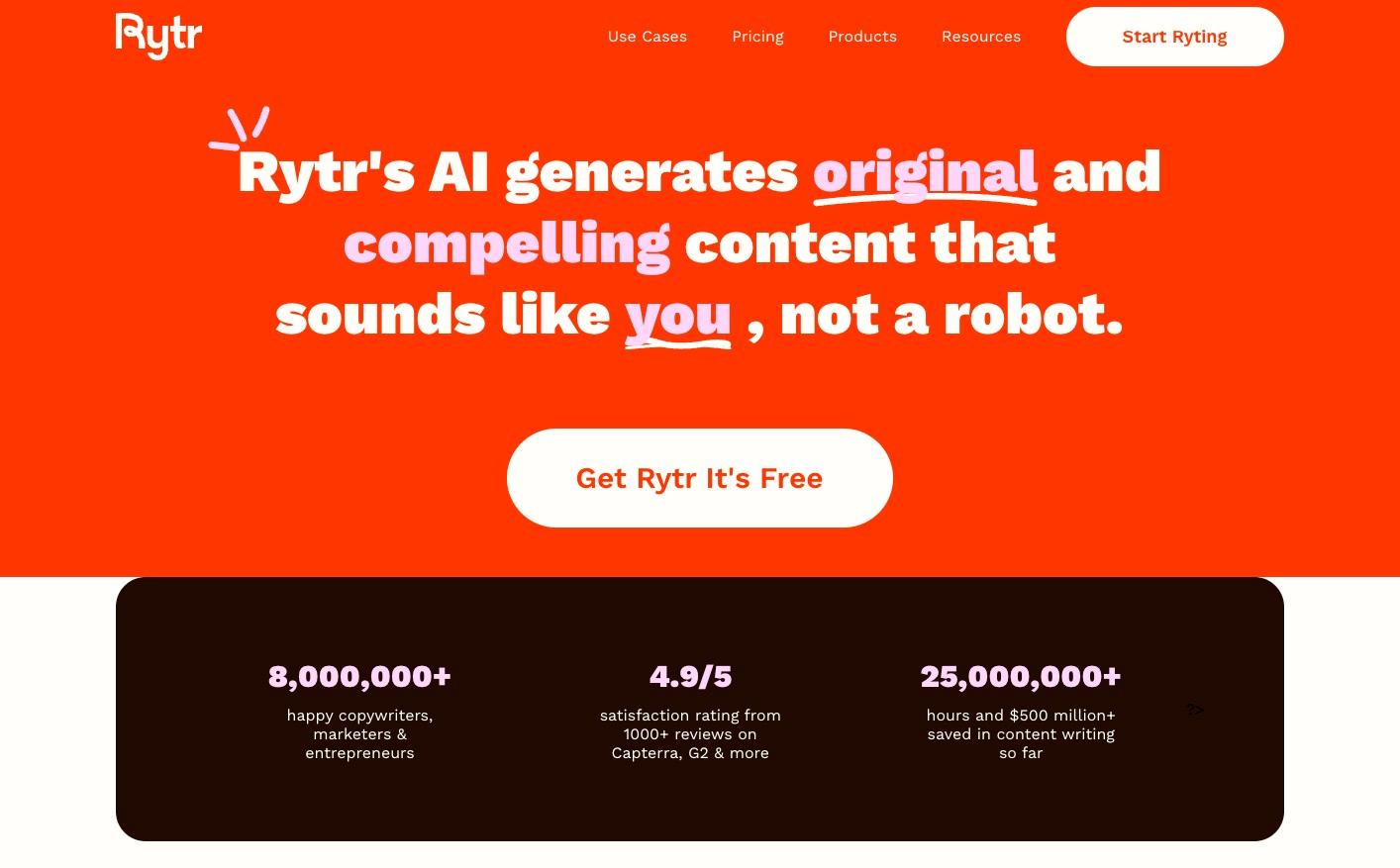 Rytr Logo - AI content generation platform